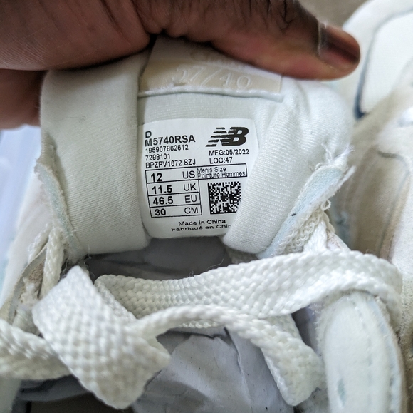 New Balance 5740 - m5740RSA - size 12 - no box - lightly used - Picture 6 of 7